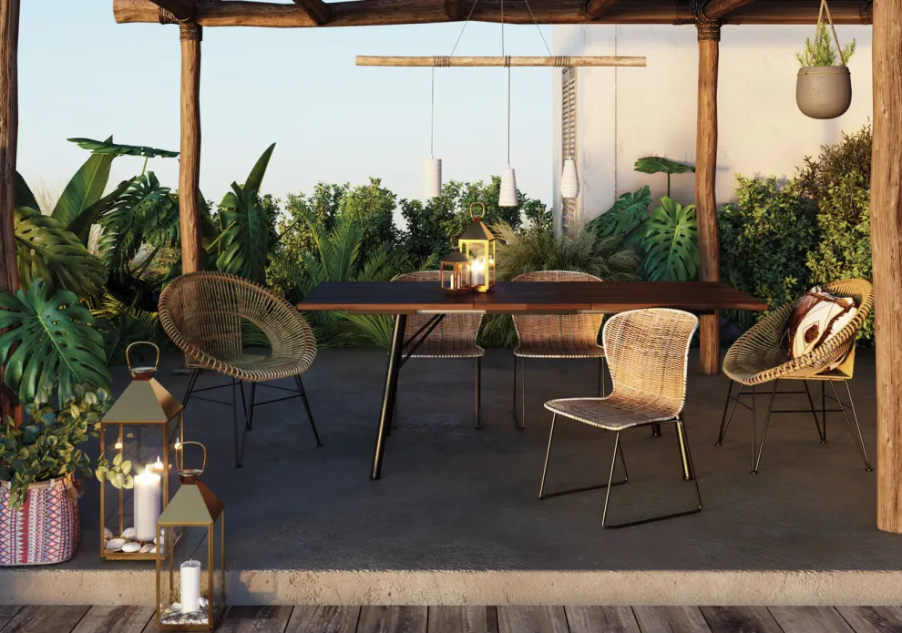 Lantaarn Giardino Goud (4-delig)