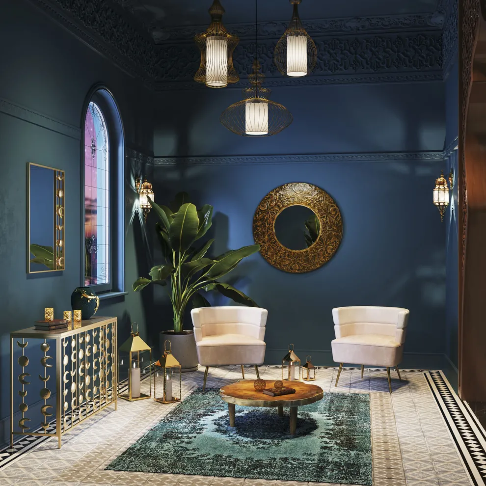 Lantaarn Giardino Goud (4-delig)