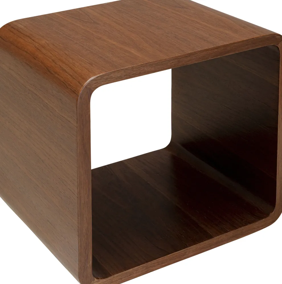 Lounge Cube MDF Walnut
