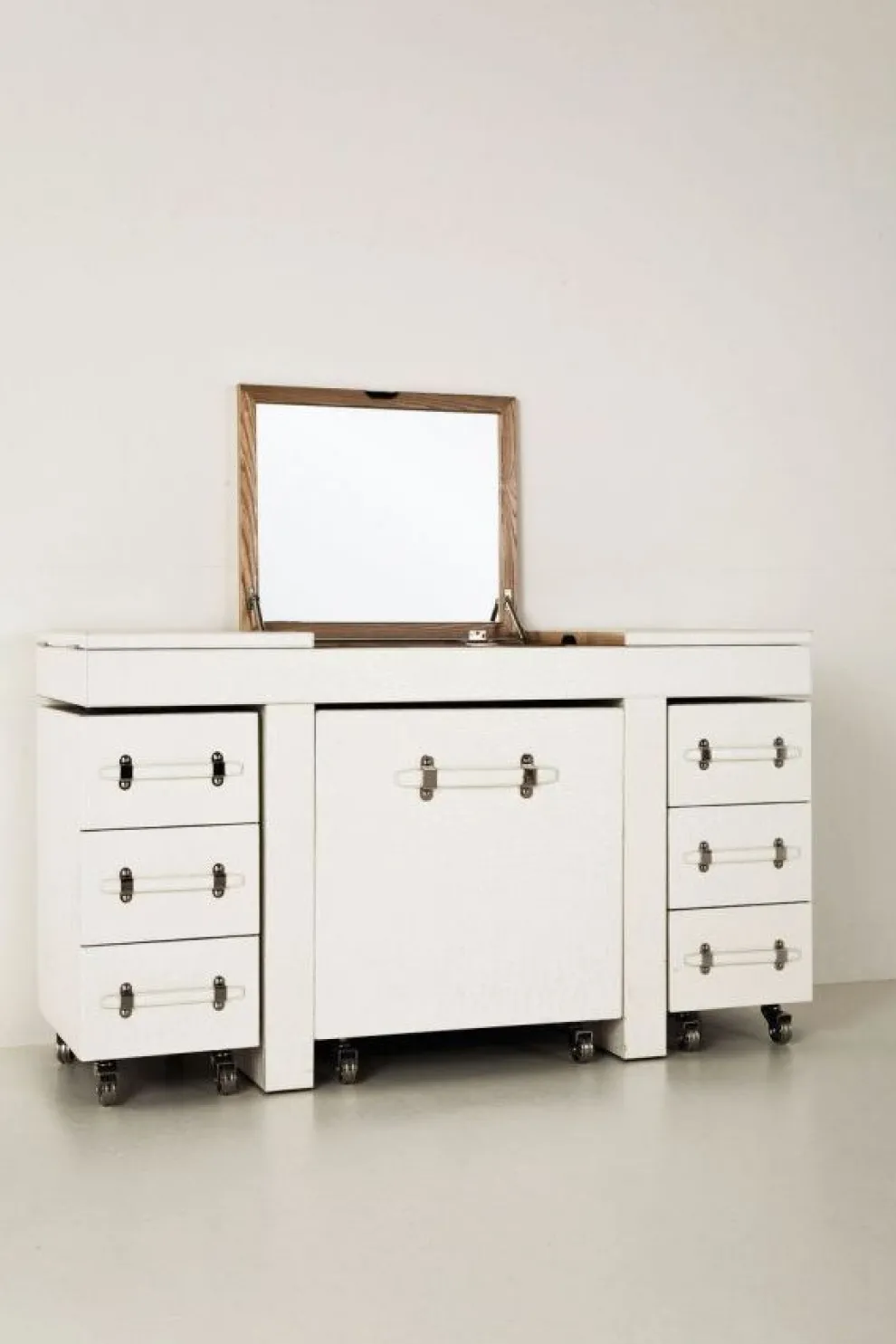 Make-up Tafel Diva Croco Wit