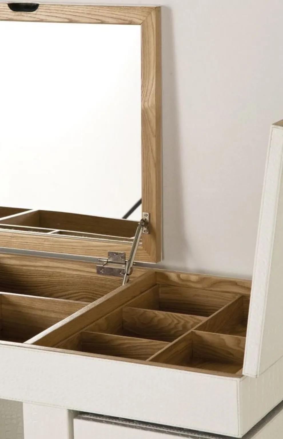 Make-up Tafel Diva Croco Wit