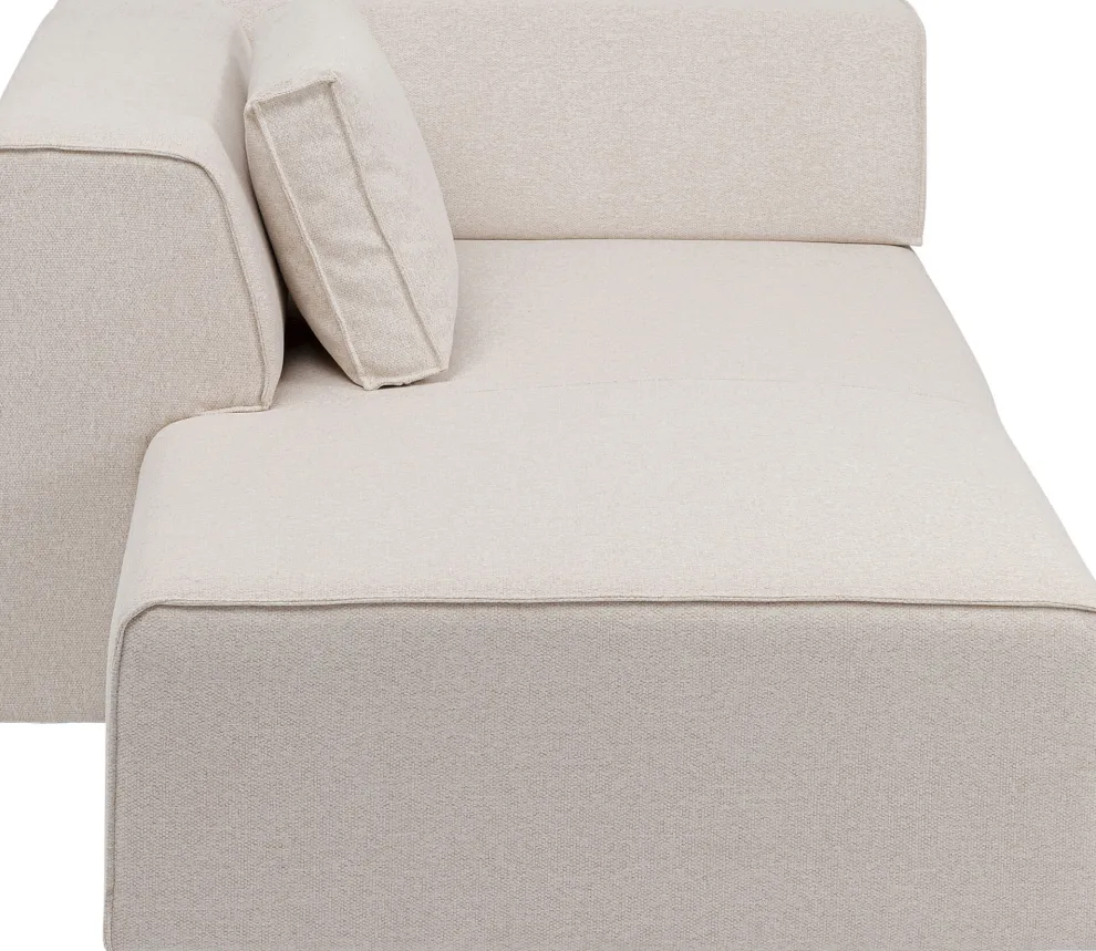 Modulaire Bank Infinity Ottomane Elements Cream Left 182cm