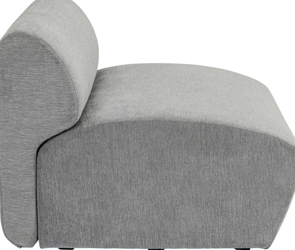 Modulaire Bank Lucca Middle Elements Grey 76cm