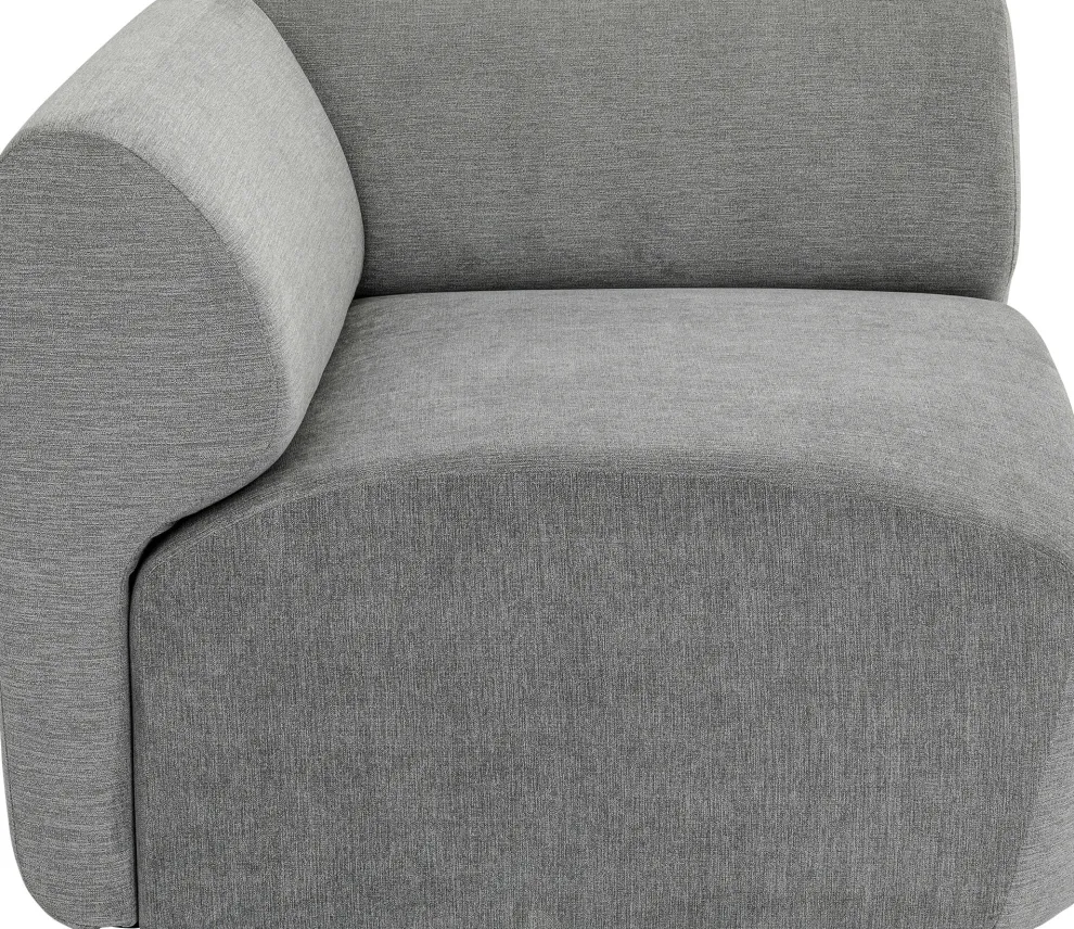 Modulaire Bank Lucca Corner Elements Grey 86cm