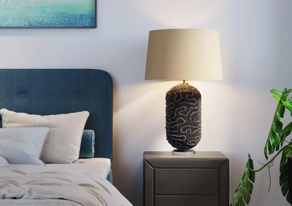 Nachtkastje Luxury Push 2 Lades Grijs