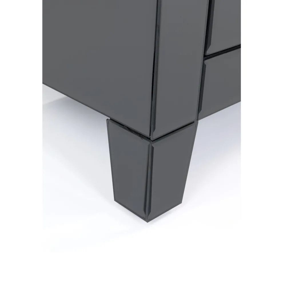 Nachtkastje Luxury Push 2 Lades Grijs