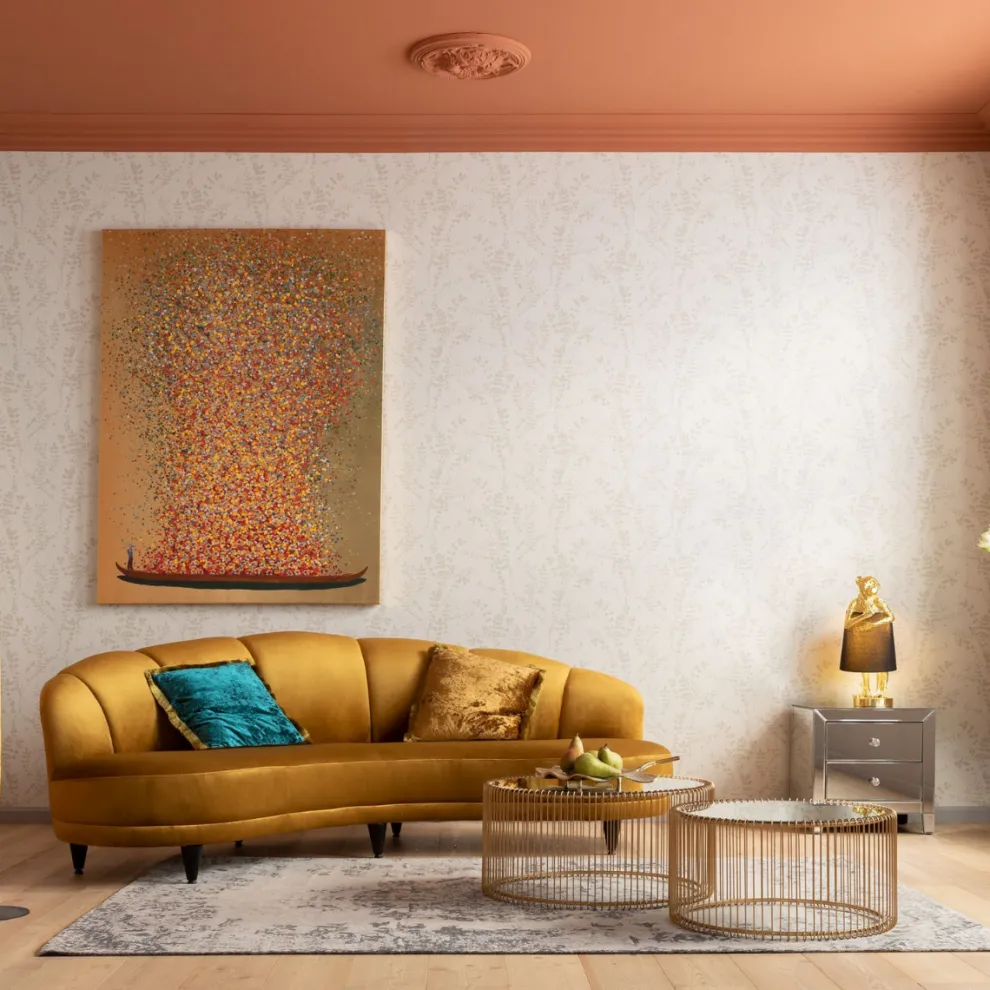 Nachtkastje Luxury Champagne 2 Lades