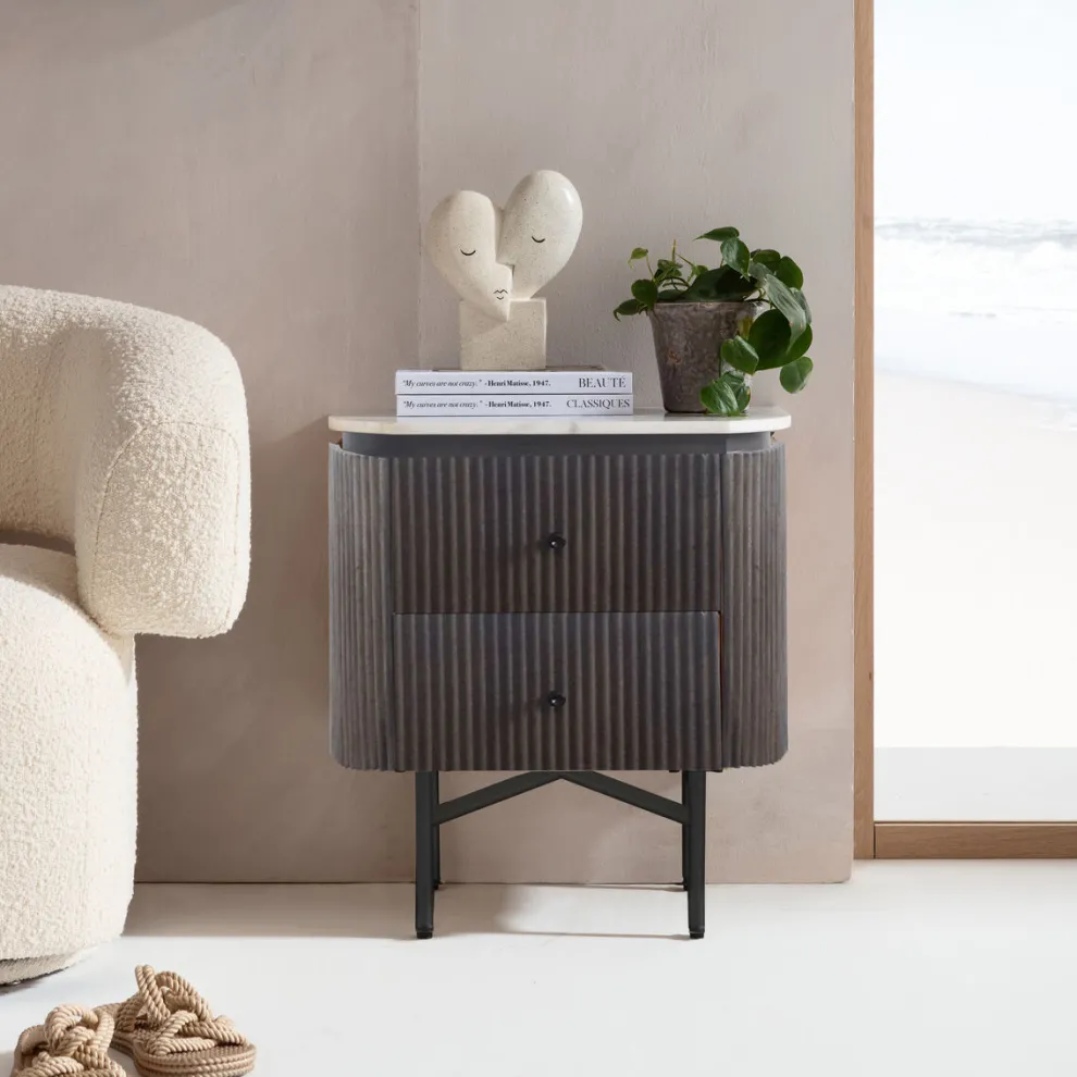 Nachtkastje Small Glenn 50x55cm