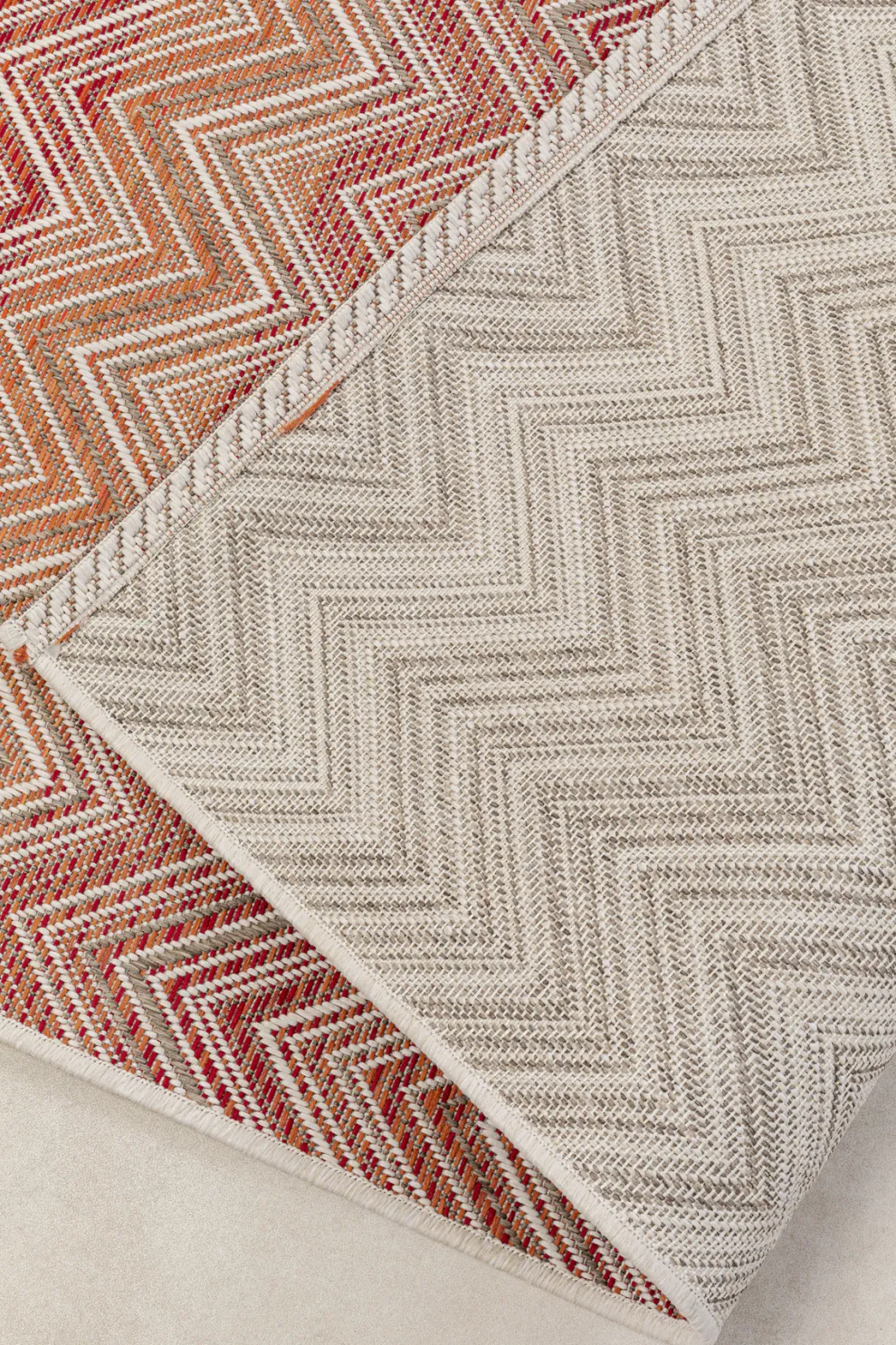 Outdoor Vloerkleed Zigzag Red 160x230cm