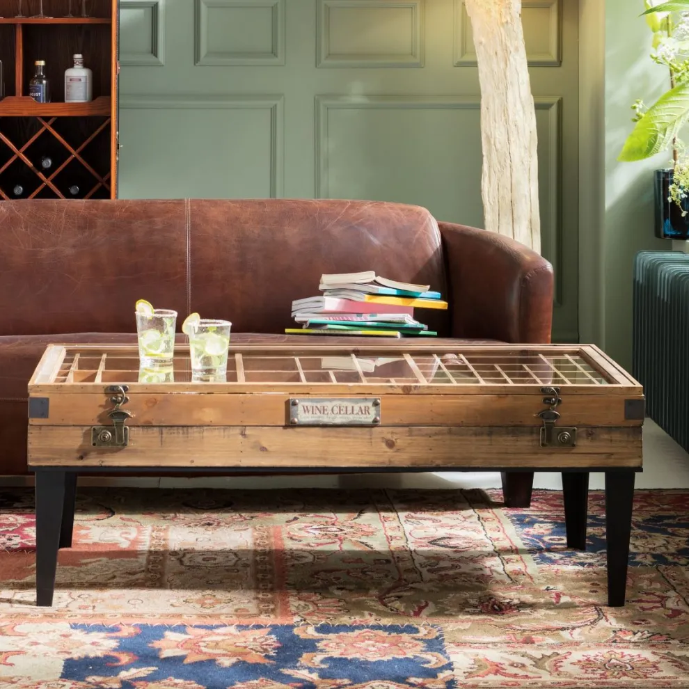 Salontafel Collector Natuur 122x55cm