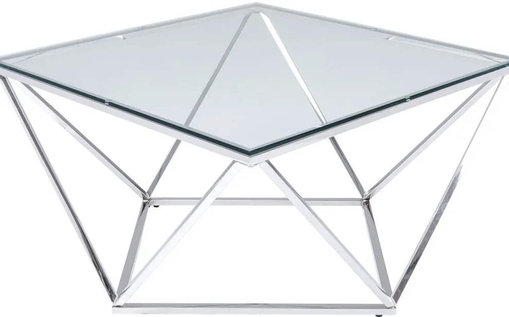 Salontafel Cristallo 80x80