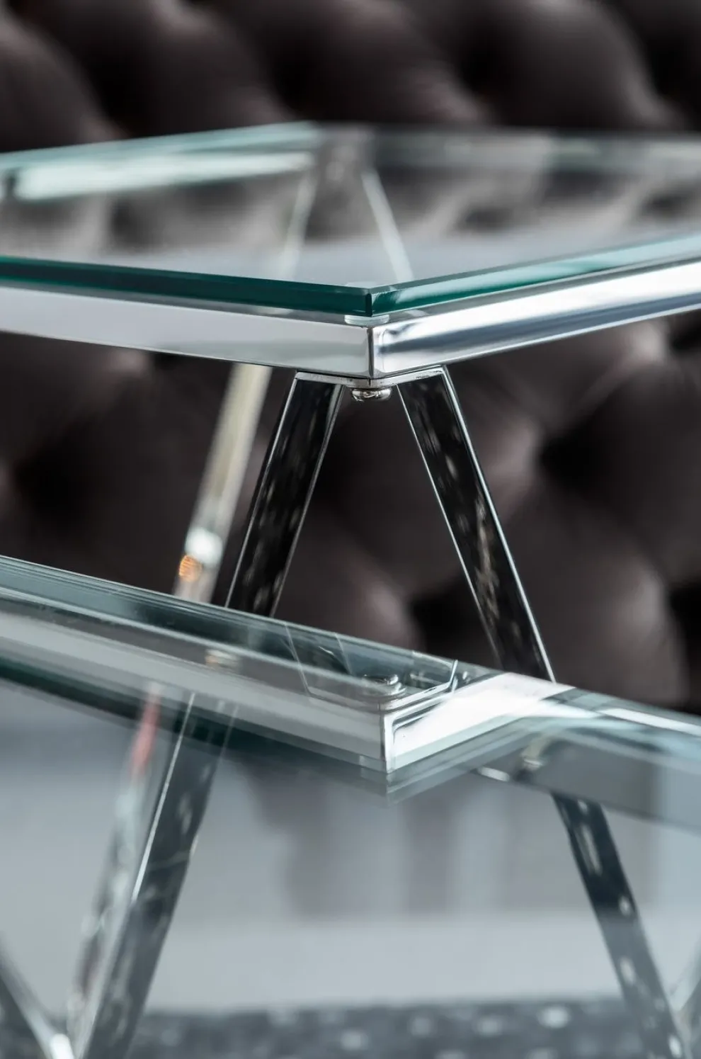 Salontafel Cristallo 80x80