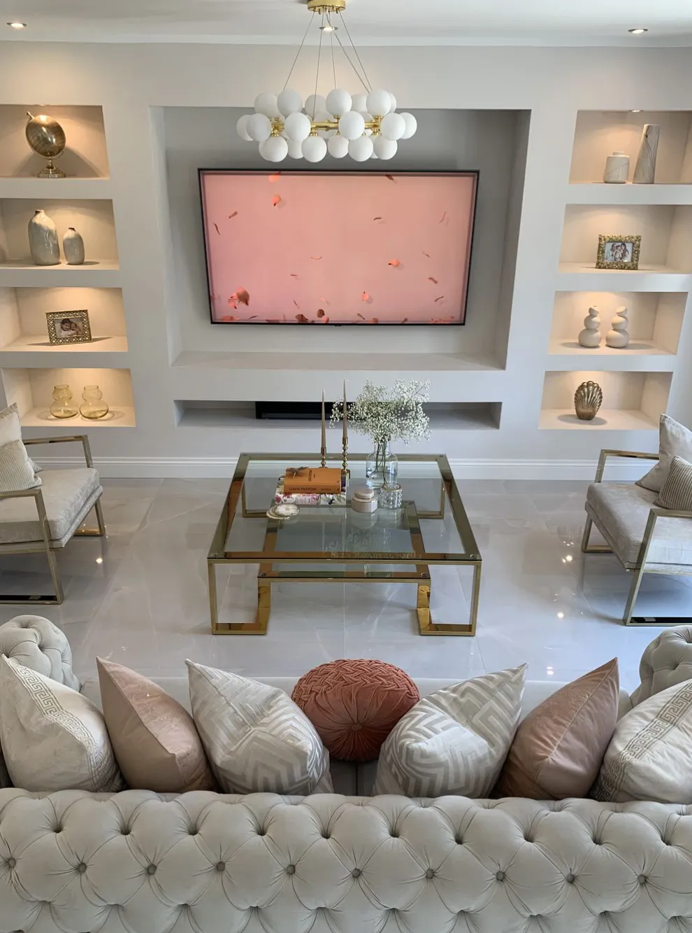 Salontafel Gold Rush 120x120cm