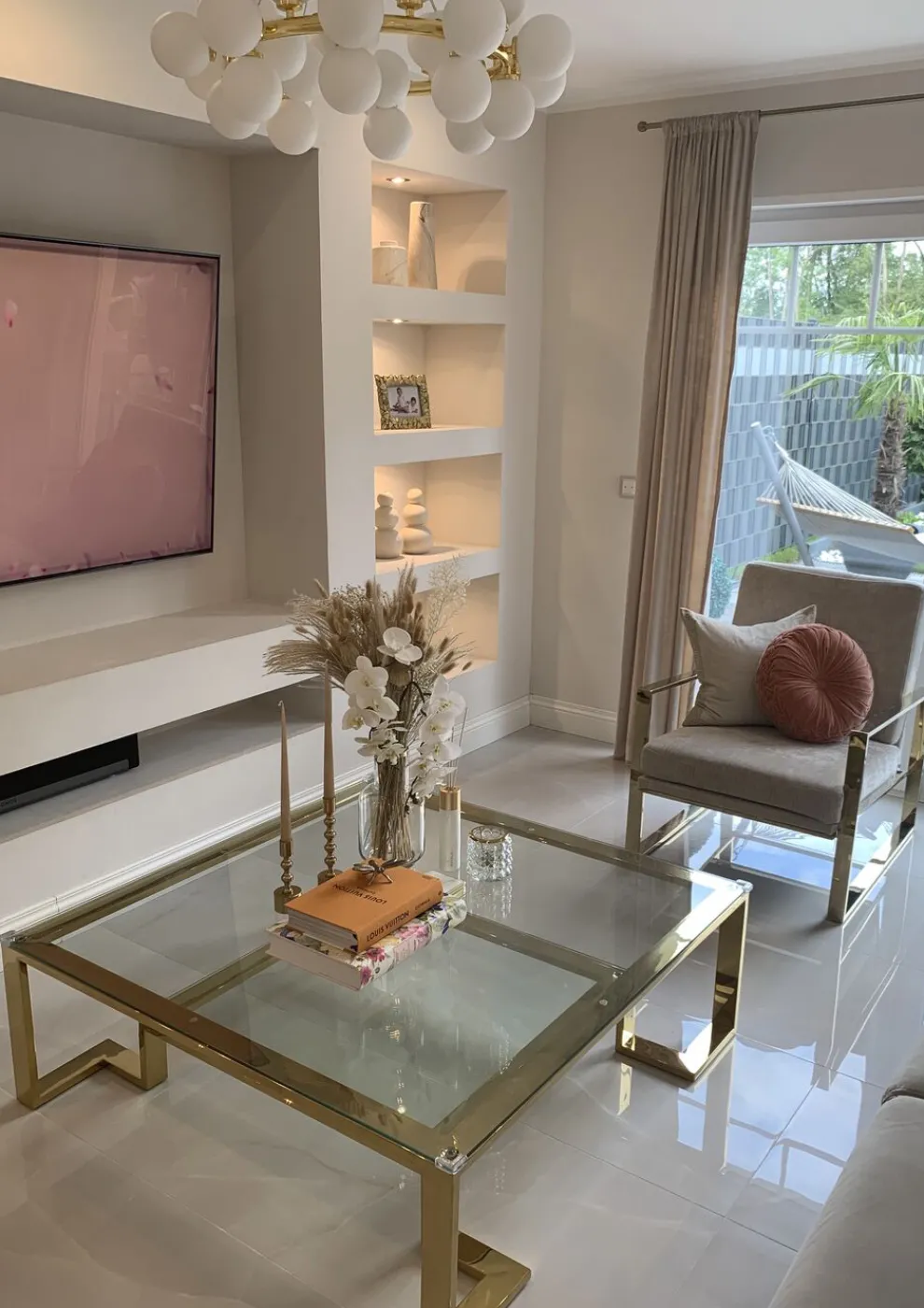 Salontafel Gold Rush 120x120cm