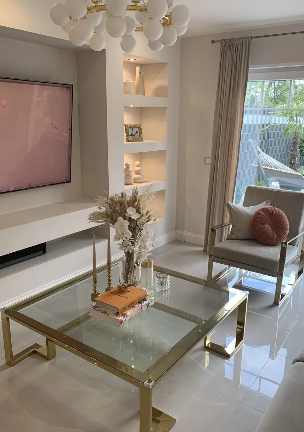 Salontafel Gold Rush 120x120cm