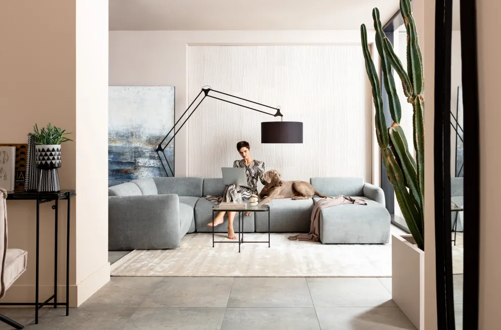 Salontafel Ice Zwart 63x46cm