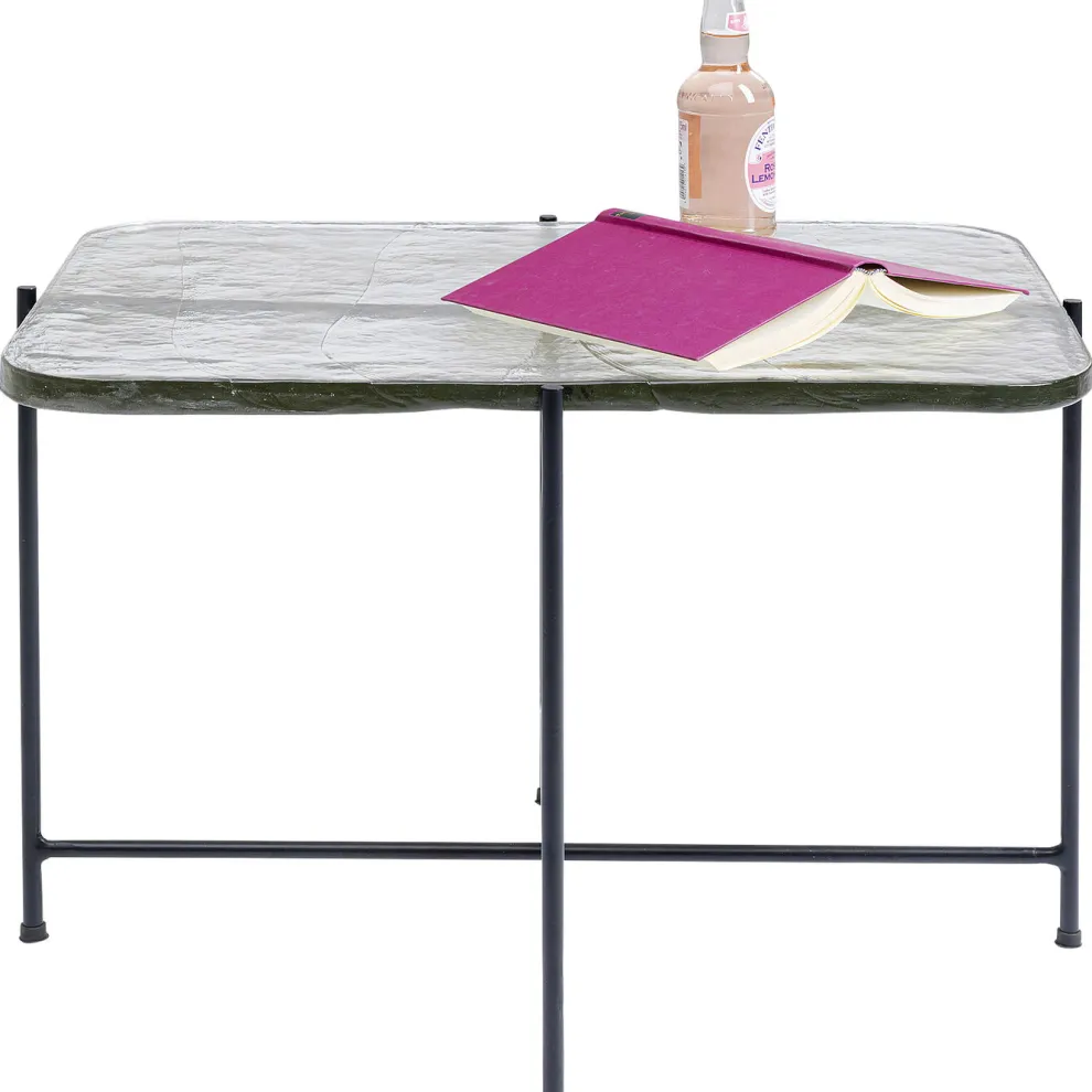 Salontafel Ice Zwart 63x46cm