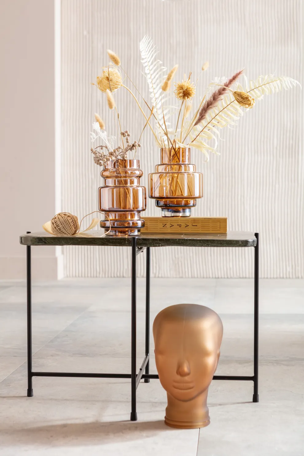 Salontafel Ice Zwart 63x46cm