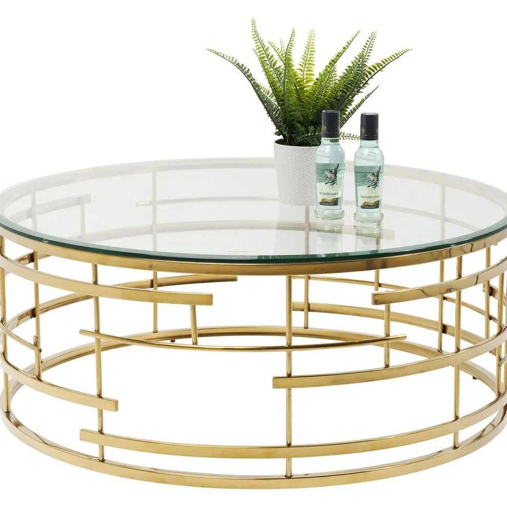 Salontafel Jupiter Goud Ø100cm