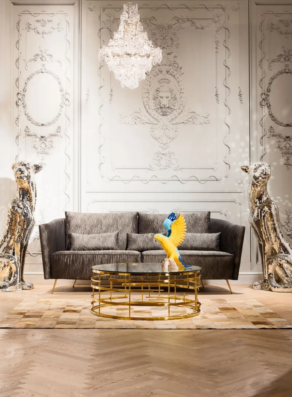 Salontafel Jupiter Goud Ø100cm