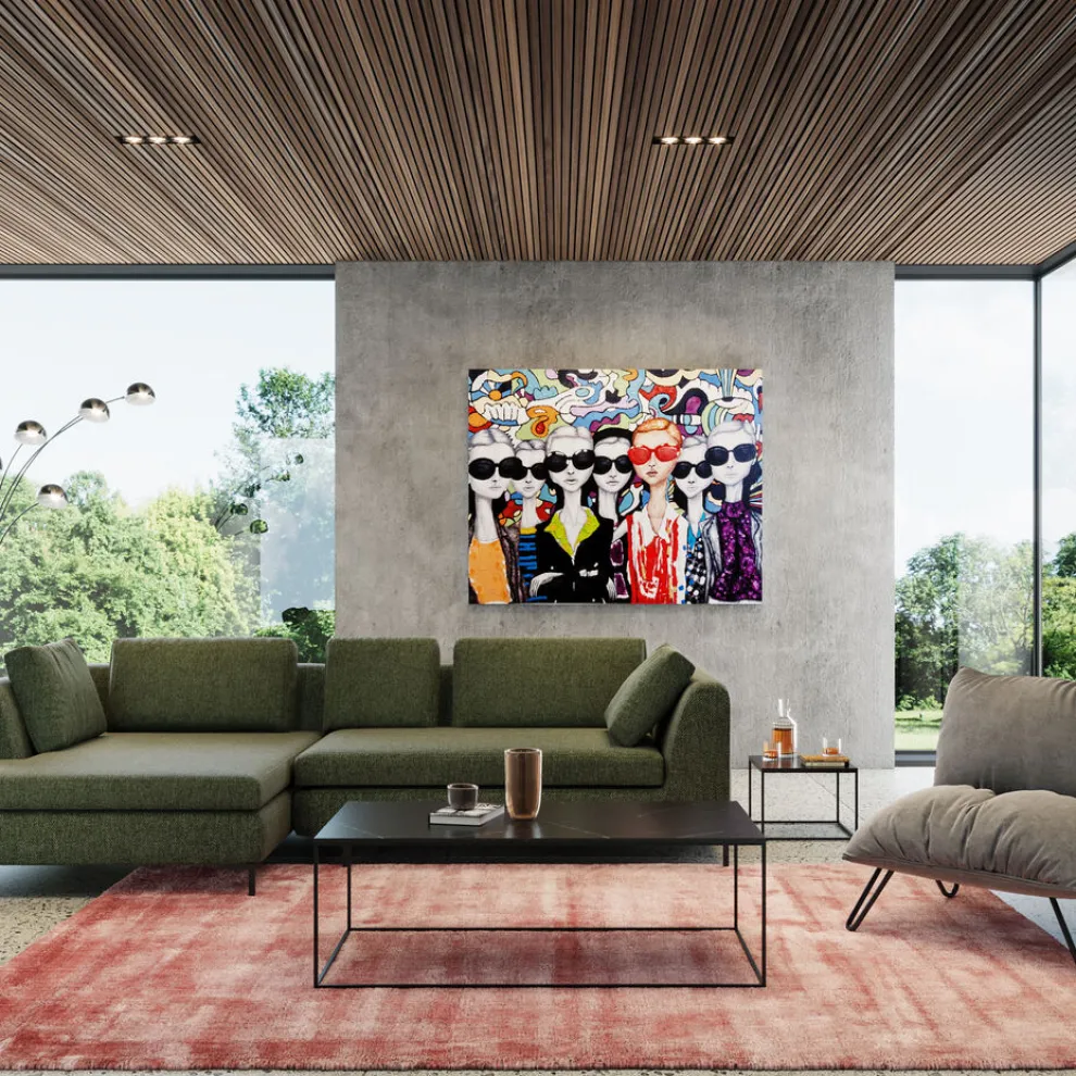 Salontafel Key West Zwart 120x60cm