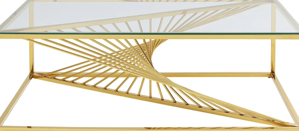Salontafel Laser Goud 120x60cm