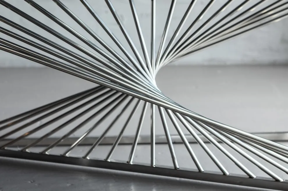 Salontafel Laser Zilver Helder Glas 120x60cm