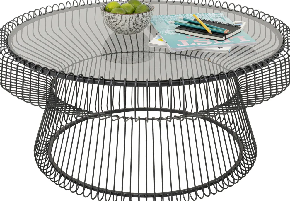 Salontafel Lisboa Zwart 86cm