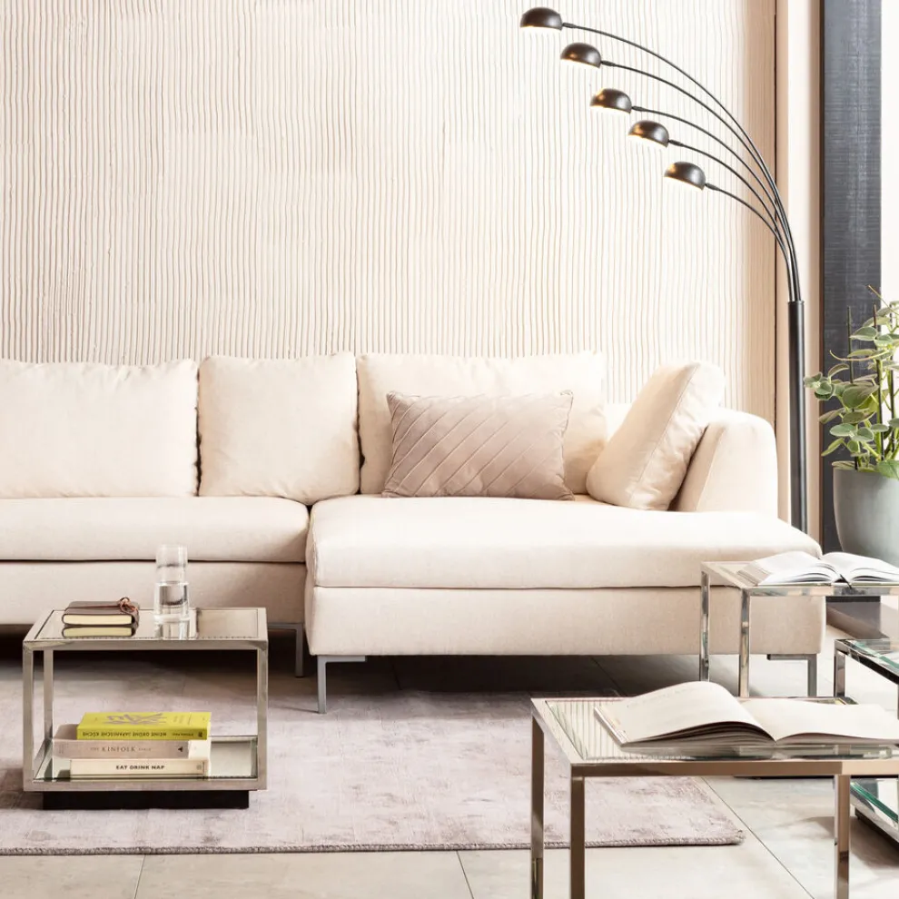 Salontafel Luigi Zilver (4-delig)