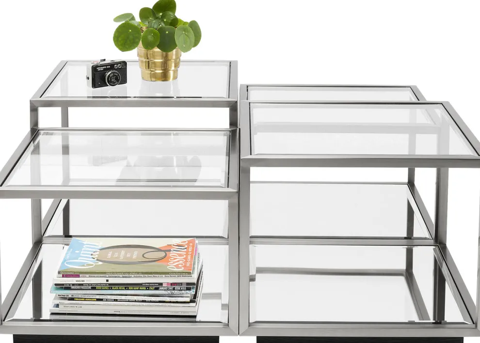 Salontafel Luigi Zilver (4-delig)