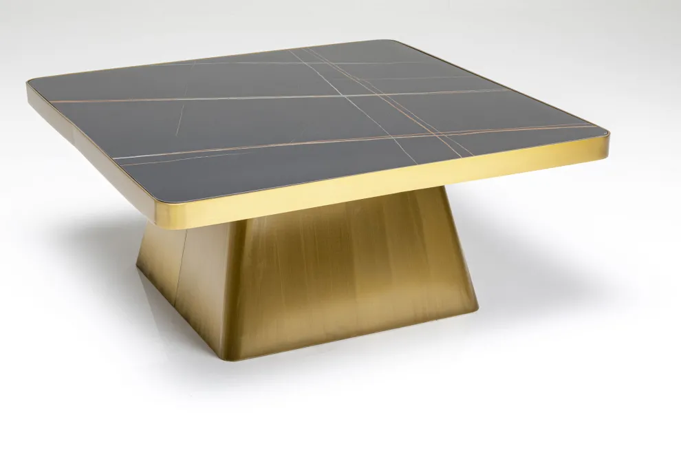 Salontafel Miler Gold 80x80cm