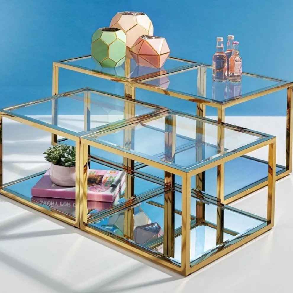 Salontafel Orion Goud (4-delig)