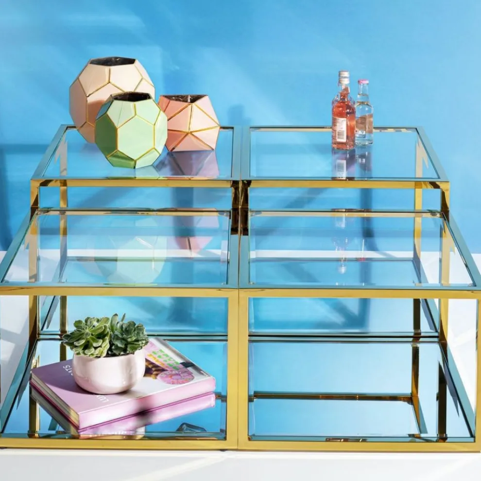 Salontafel Orion Goud (4-delig)