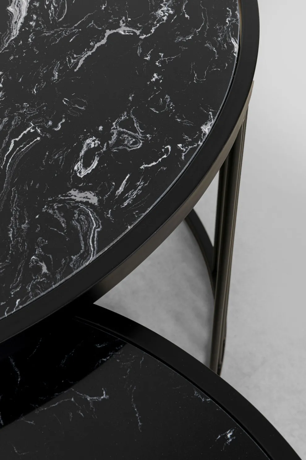 Salontafel Roma Black (Set Van 2)