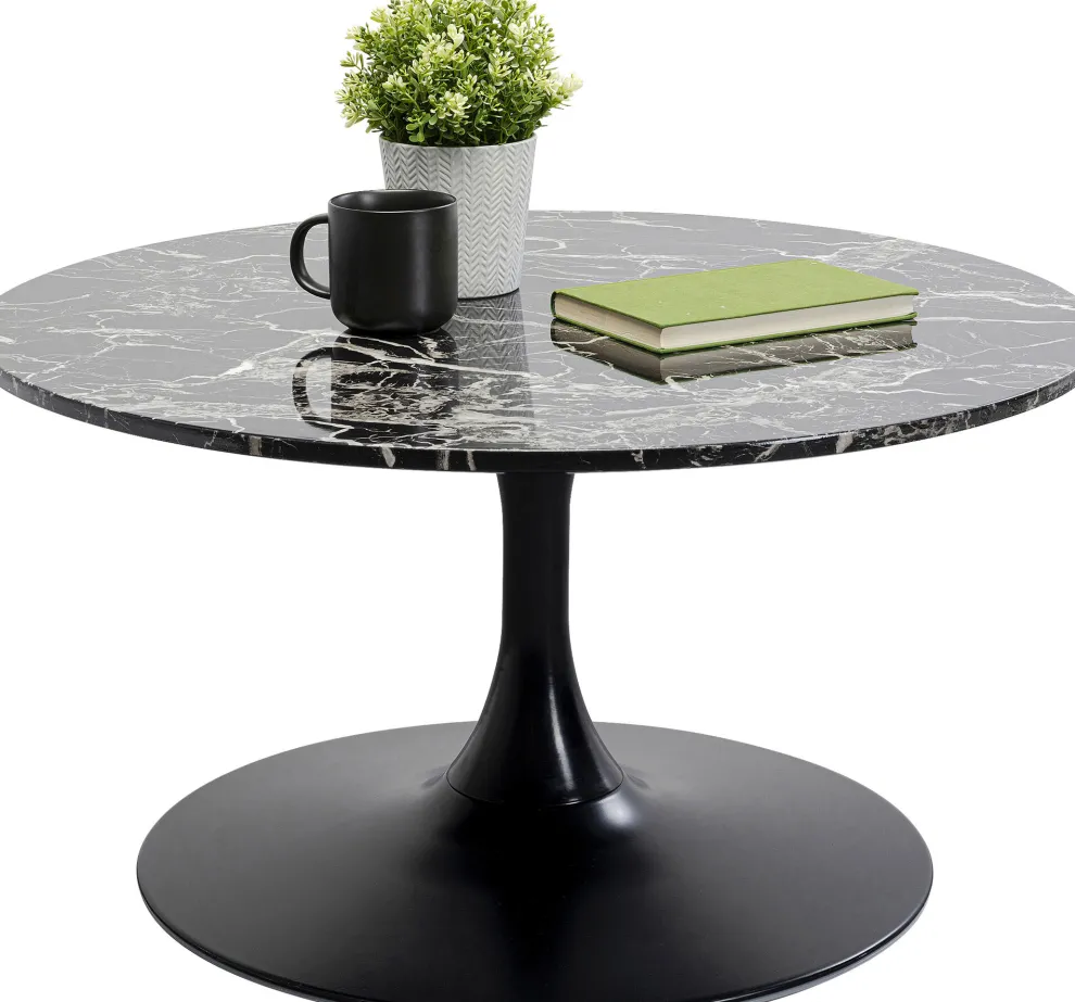 Salontafel Schickeria Marble Black 80cm