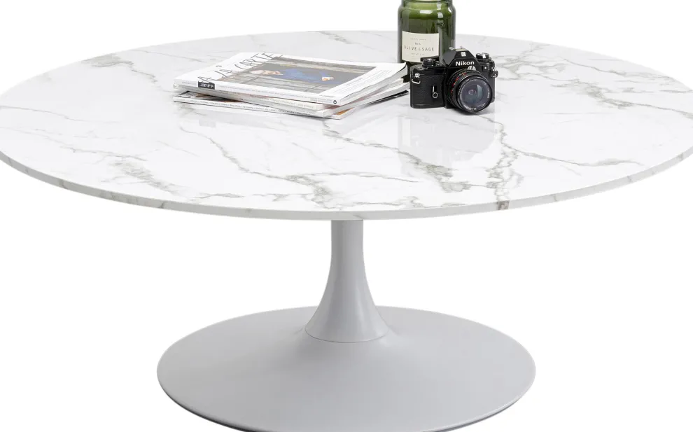 Salontafel Shickeria Marble White 110cm