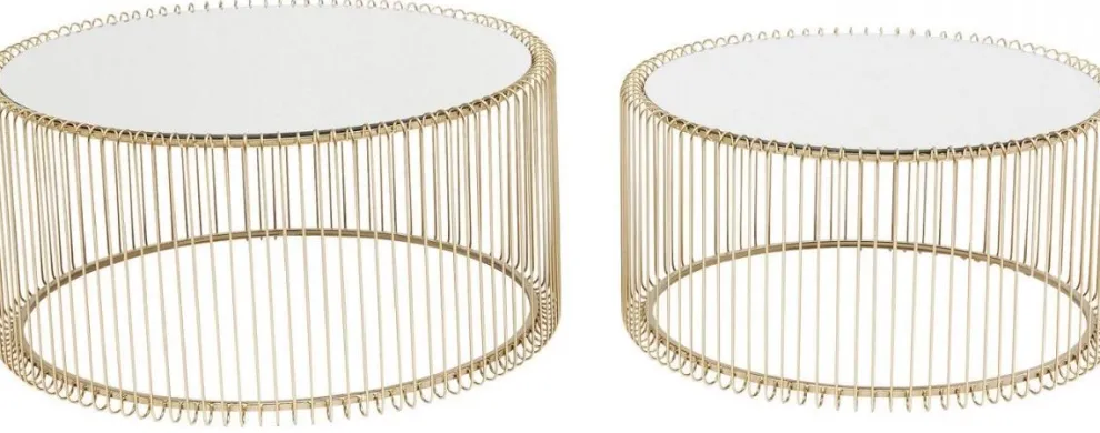 Salontafel Wire Messing (2-delig)