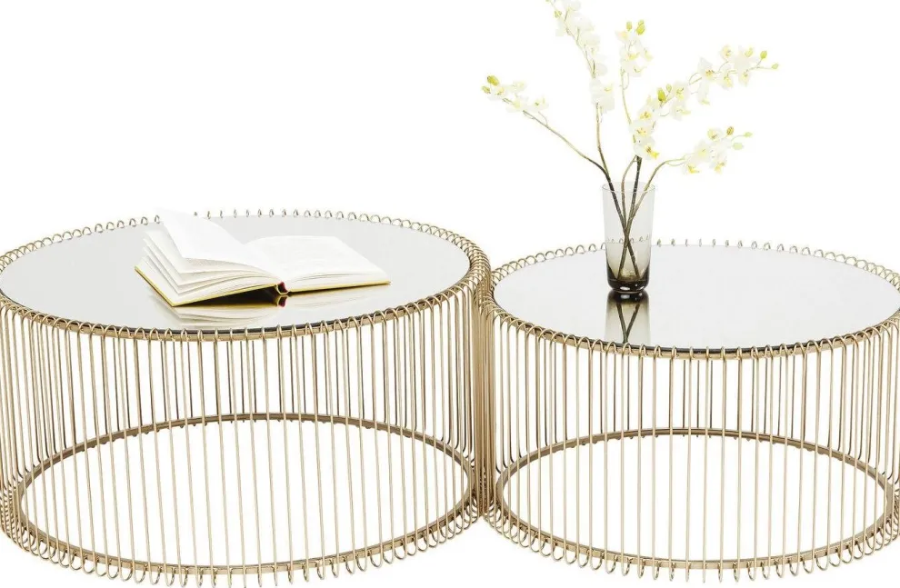 Salontafel Wire Messing (2-delig)