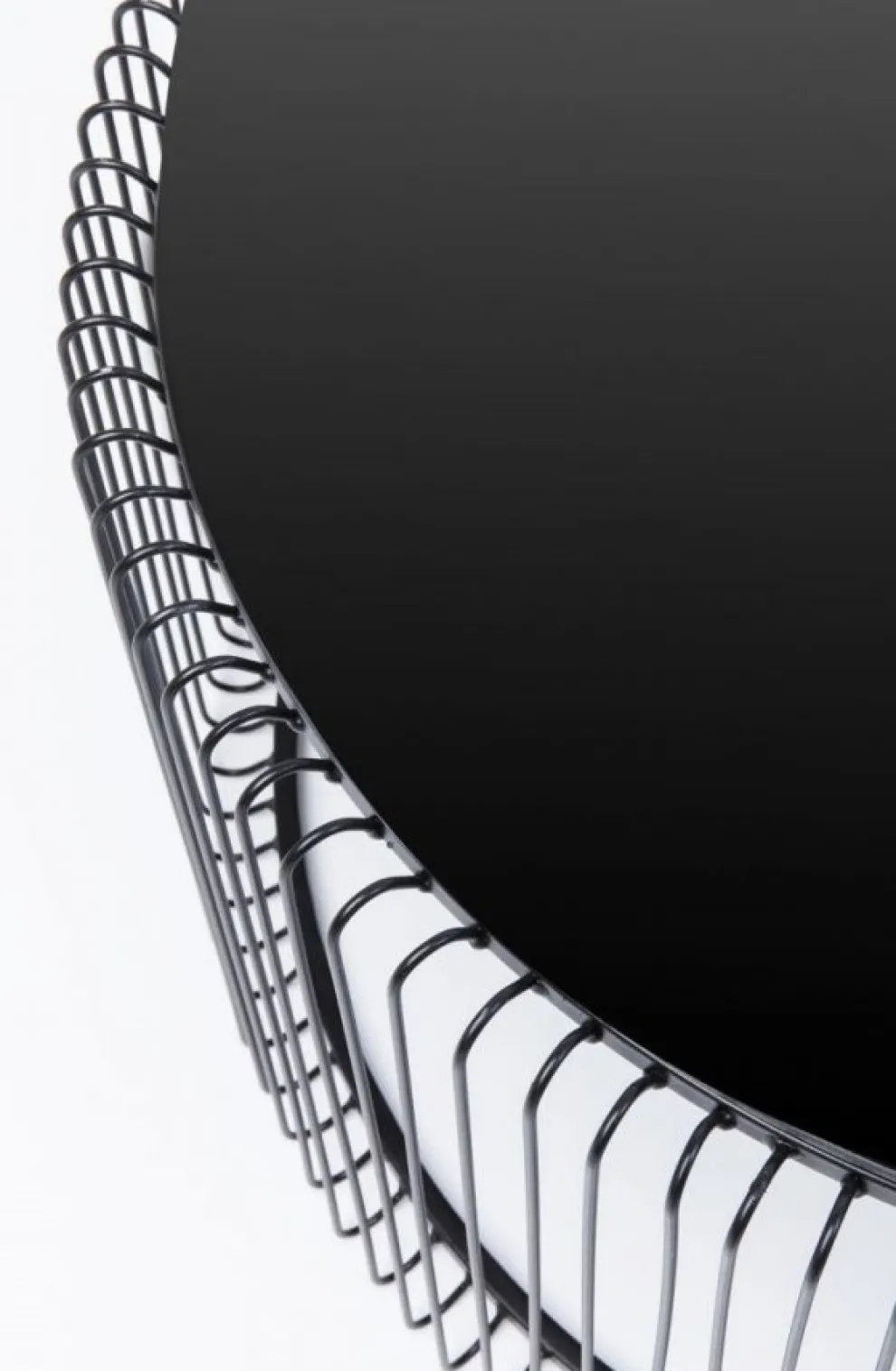 Salontafel Wire Uno Zwart Ø80cm