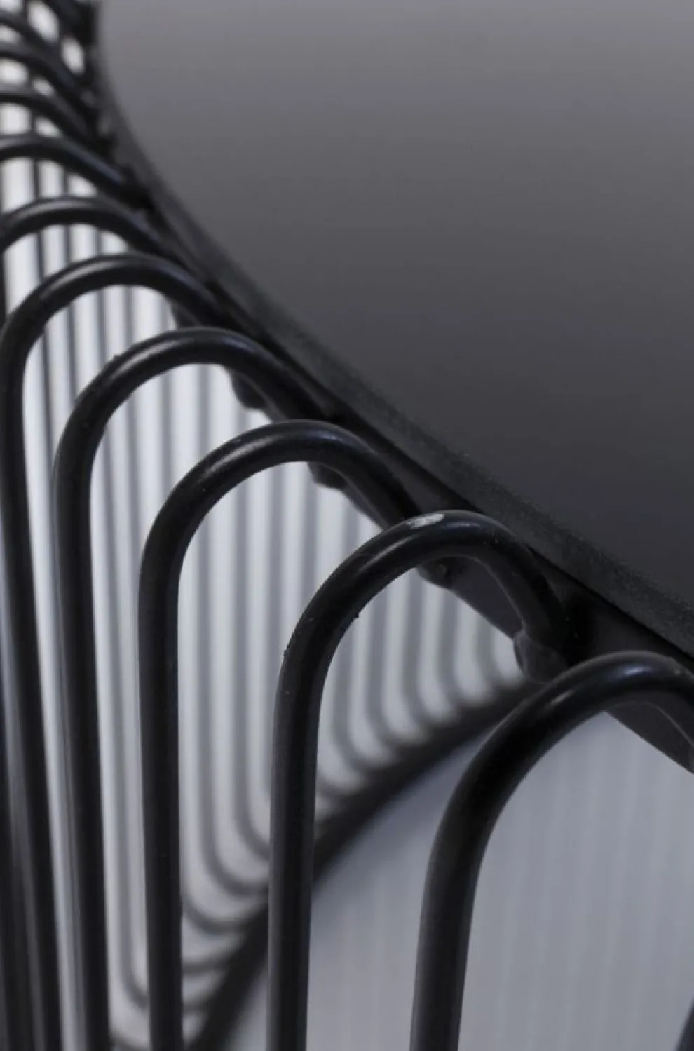 Salontafel Wire Uno Zwart Ø80cm