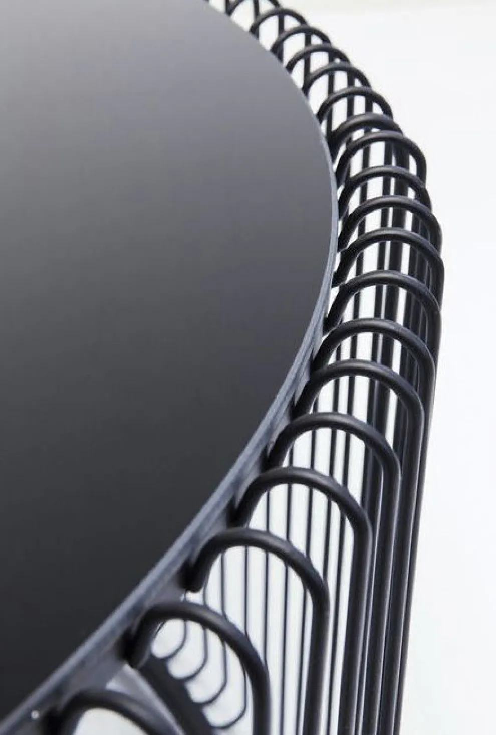 Salontafel Wire Uno Zwart Ø80cm