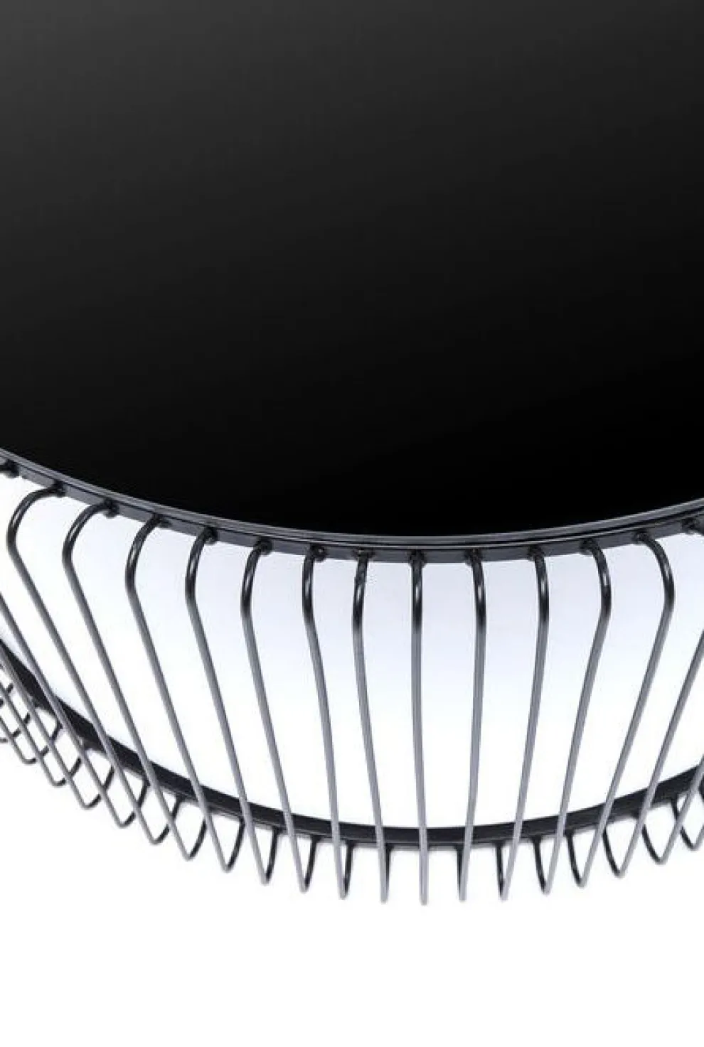 Salontafel Wire Uno Zwart Ø80cm