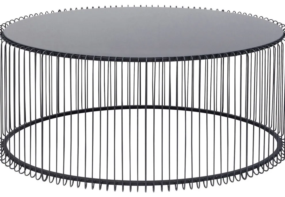 Salontafel Wire Uno Zwart 60x90cm