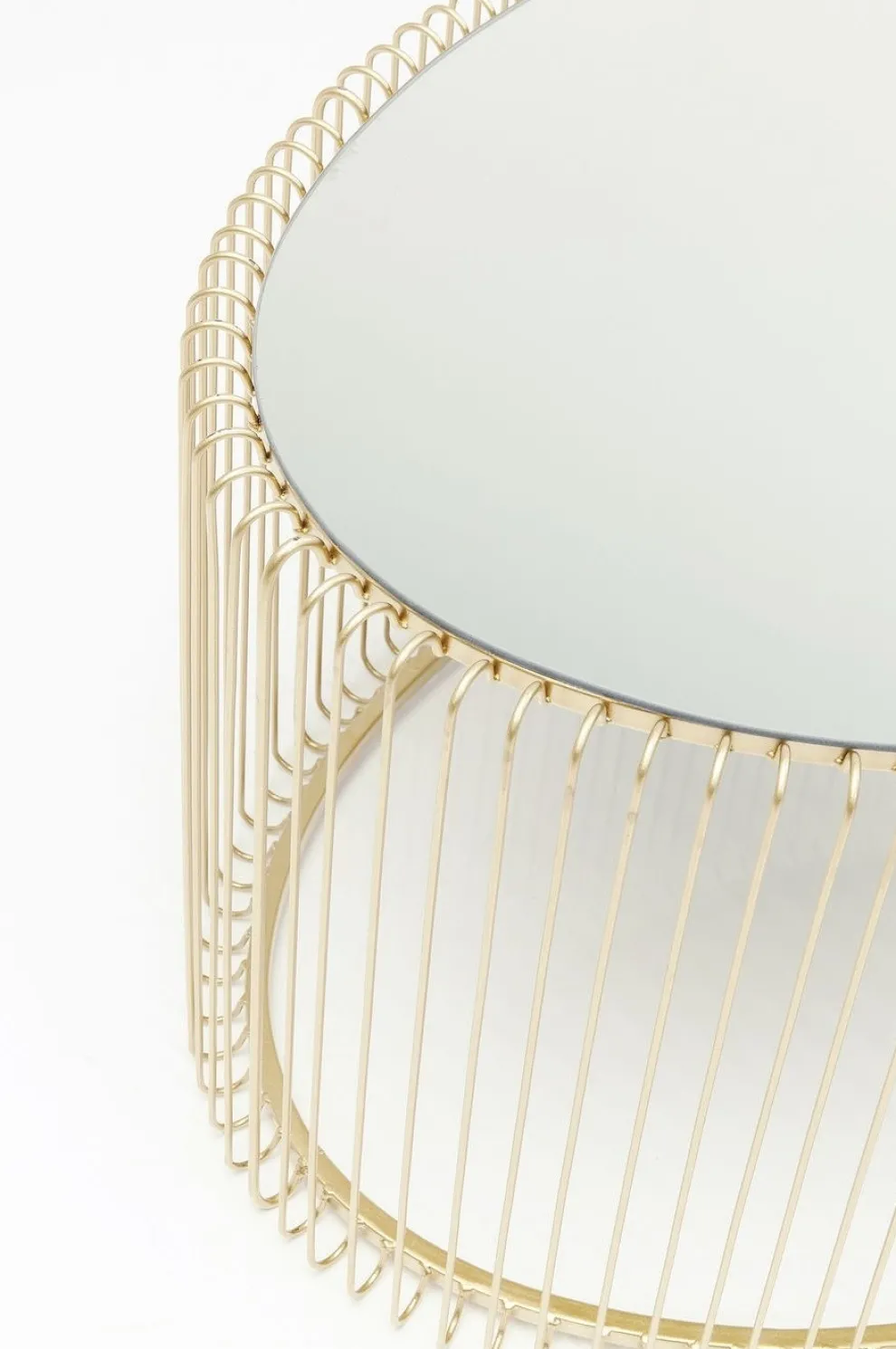 Salontafel Wire Uno Messing 60x90cm