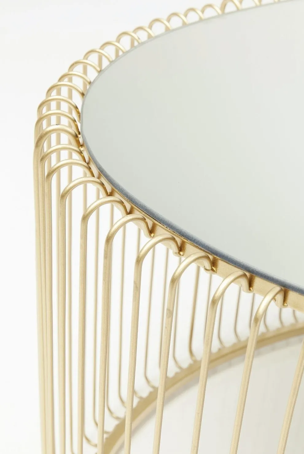 Salontafel Wire Uno Messing 60x90cm