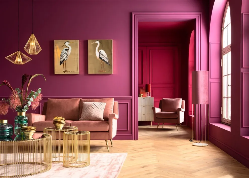 Salontafel Wire Uno Messing Ø80cm