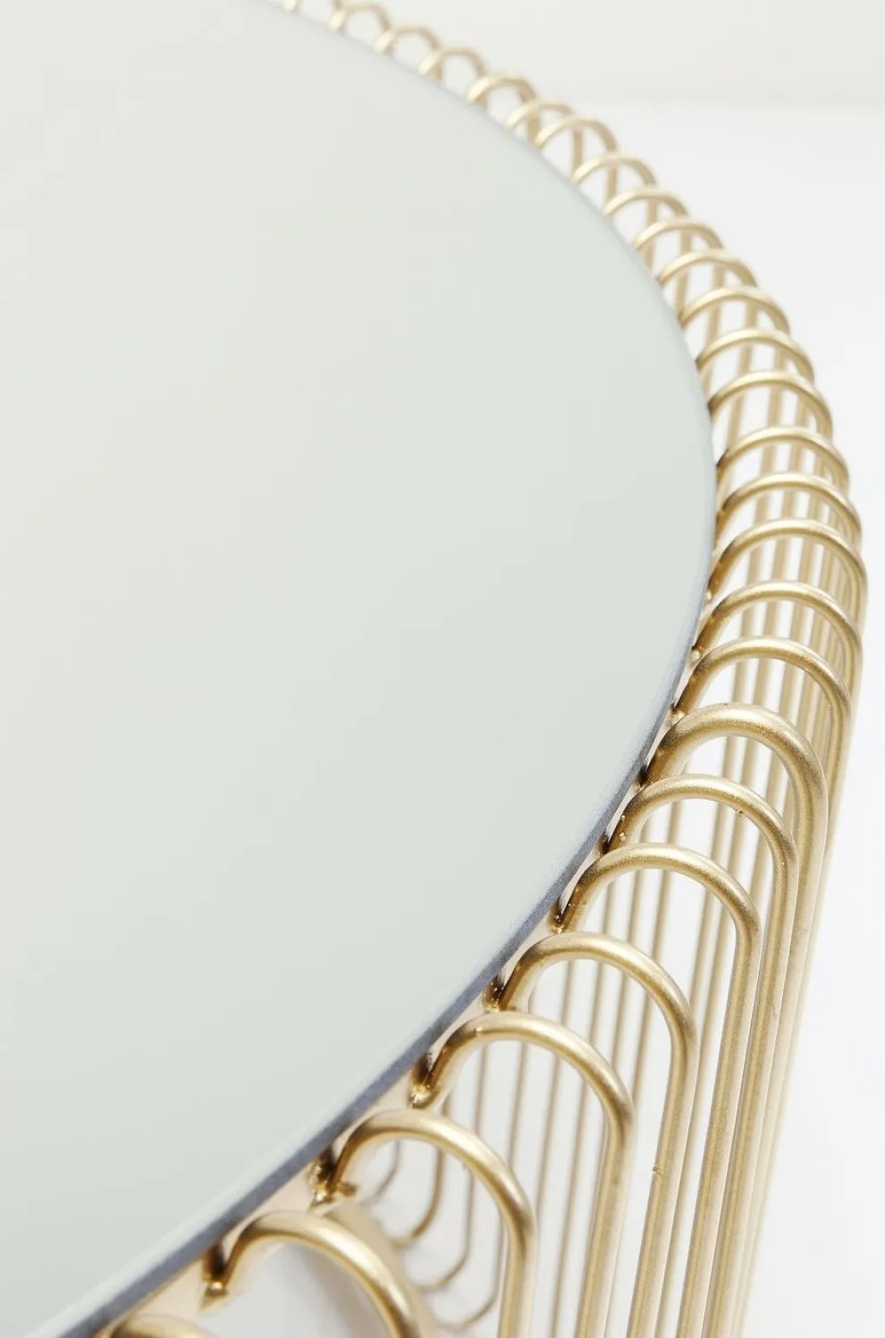 Salontafel Wire Uno Messing Ø80cm