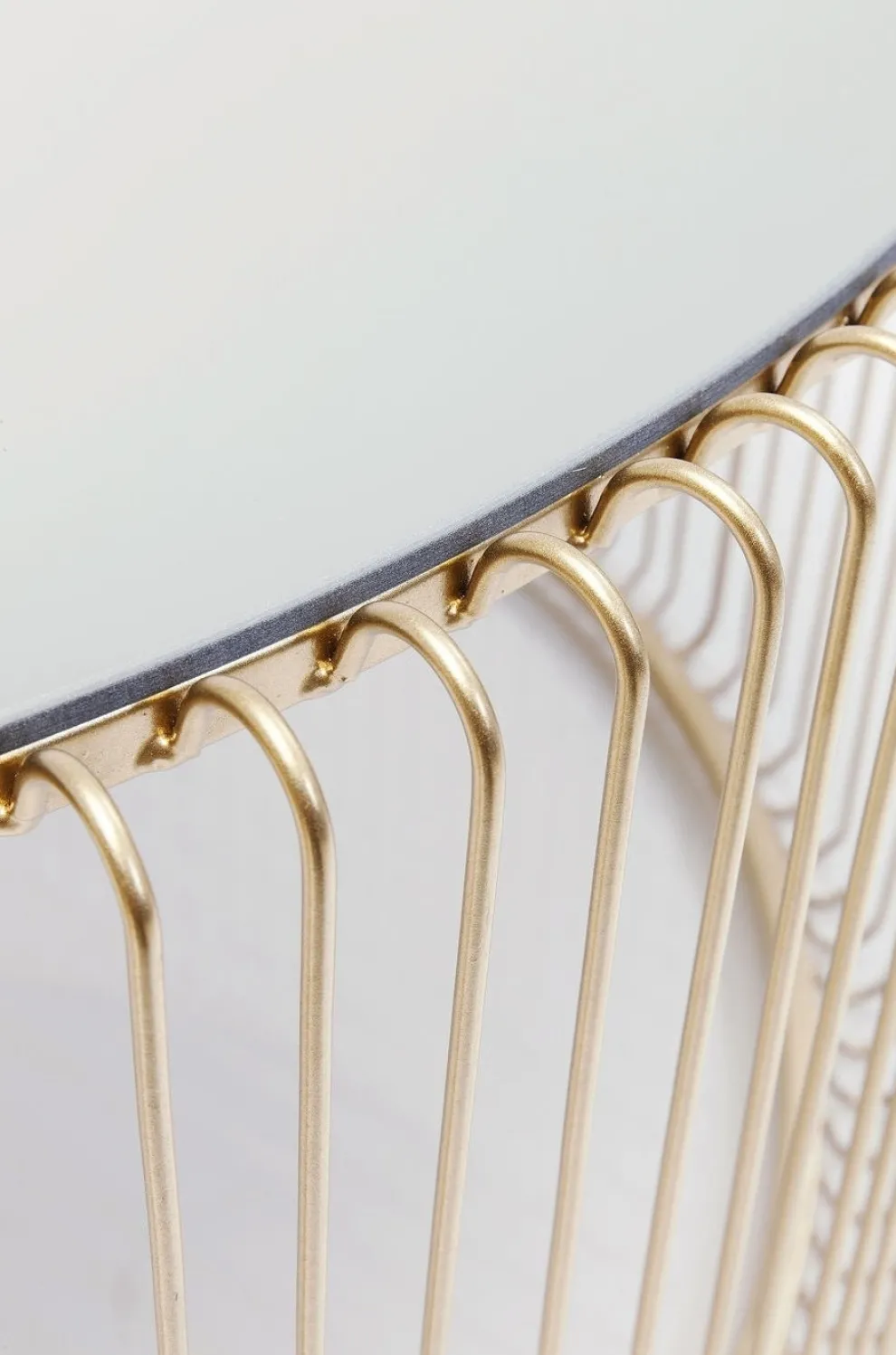 Salontafel Wire Uno Messing Ø80cm