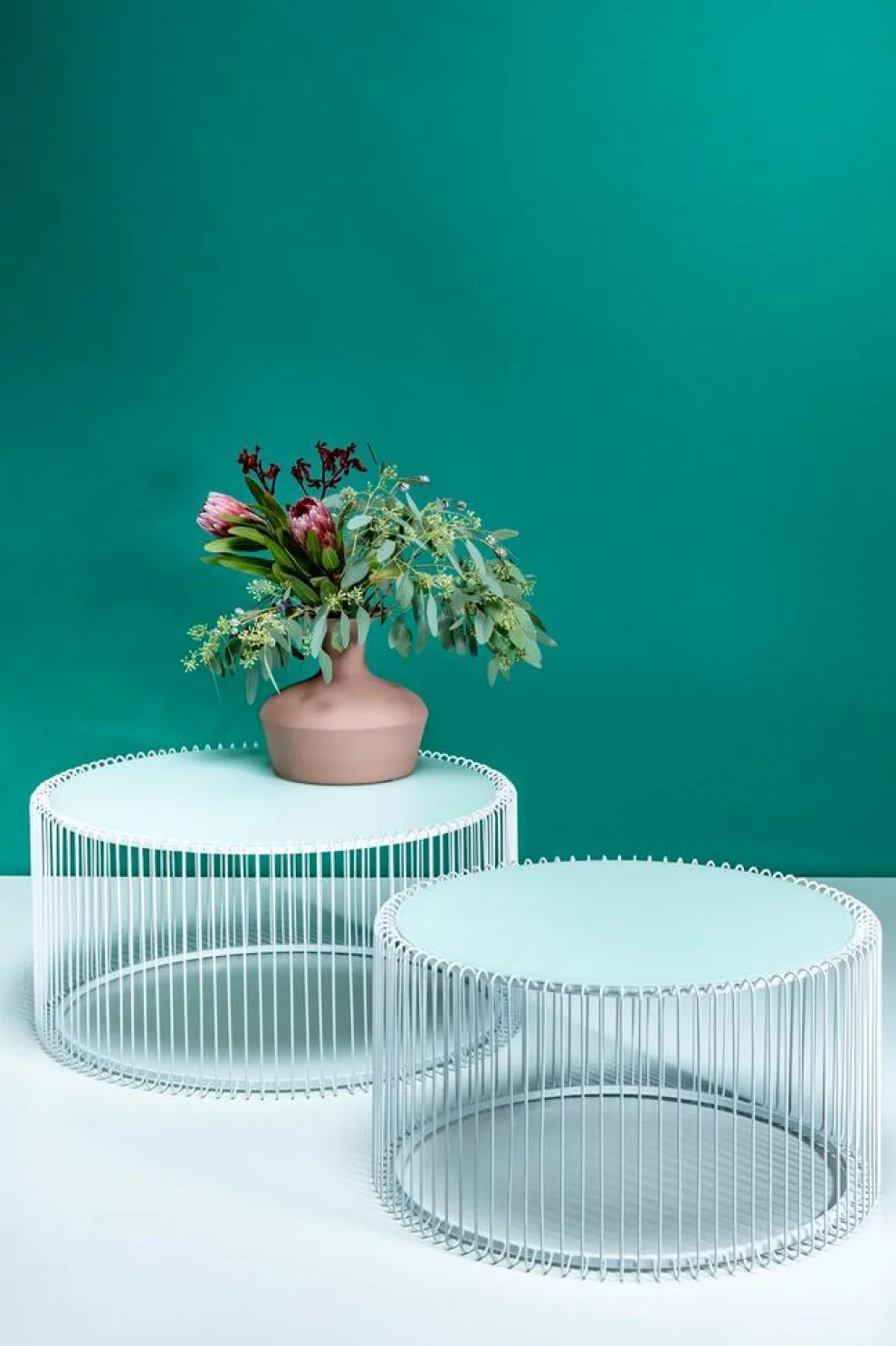 Salontafel Wire Wit (2-delig)