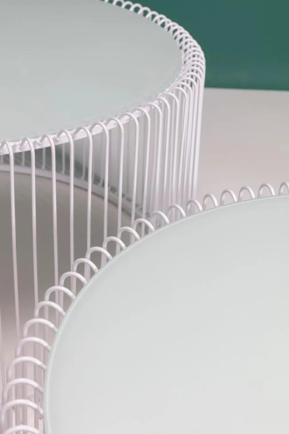 Salontafel Wire Wit (2-delig)